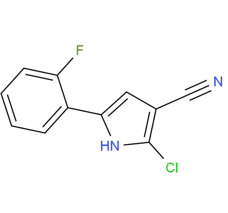 2-氯-5-（2-氟苯基）-1H-吡咯-3-甲腈,2-chloro-5-(2-fluorophenyl)-1H-pyrrole-3-carbonitrile