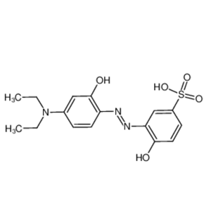 3-(4'-二乙基氨基-2'-羟基苯偶氮基)-4-羟基苯磺酸[铝用试剂]