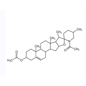 O,N-二乙酰基茄解定,[22alpha,25(R)]-28-acetylspirosol-5-en-3beta-yl acetate