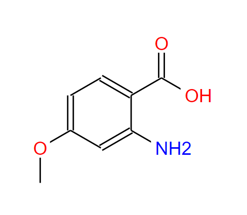 2-氨基-4-甲氧基苯甲酸,2-Amino-4-methoxybenzoic acid