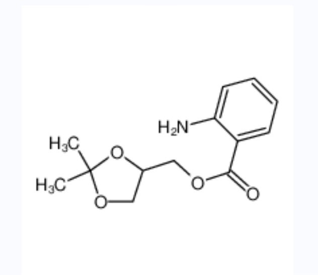(2,2-二甲基-1,3-二氧戊环-4-基)甲基邻氨基苯甲酸酯,(2,2-dimethyl-1,3-dioxolan-4-yl)methyl anthranilate