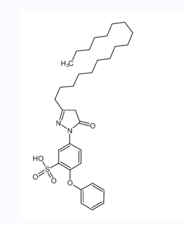 1-(3-磺基-4-苯氧基)-苯基-3-十七烷基-吡唑啉-5-酮,1-(3-SULFO-4-PHENOXY)-PHENYL-3-HEPTADECYL-PYRAZOLINE-5-ONE