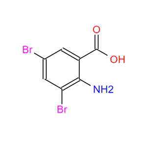 2-氨基-3,5-二溴苯甲酸,2-Amino-3,5-dibromobenzoic acid