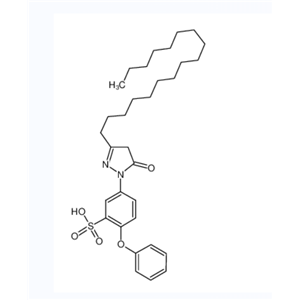 1-(3-磺基-4-苯氧基)-苯基-3-十七烷基-吡唑啉-5-酮,1-(3-SULFO-4-PHENOXY)-PHENYL-3-HEPTADECYL-PYRAZOLINE-5-ONE