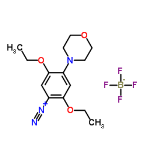 Benzenediazonium, 2,5-diethoxy-4-(4-morpholinyl)-, tetrafluoroborate(1-),Benzenediazonium, 2,5-diethoxy-4-(4-morpholinyl)-, tetrafluoroborate(1-)