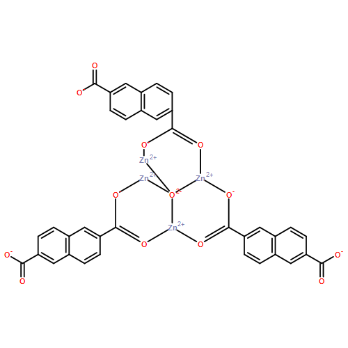 IRMOF-8金屬有機骨架,IRMOF-8