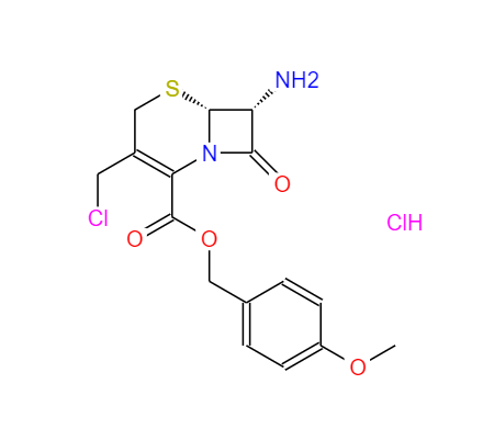 7-氨基-3-氯甲基-3-頭孢唑啉-4-羧酸對甲氧芐鹽酸鹽,7-AMINO-3-CHLOROMETHYL-3-CEPHEM-4-CARBOXYLIC ACID P-METHOXYBENZYL ESTER, HYDROCHLORIDE