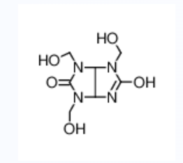 四氢-1,3,4-三(羟基甲基)咪唑并[4,5-d]咪唑-2,5(1H,3H)-二酮,3,4,6-tris(hydroxymethyl)-3a,6a-dihydro-1H-imidazo[4,5-d]imidazole-2,5-dione