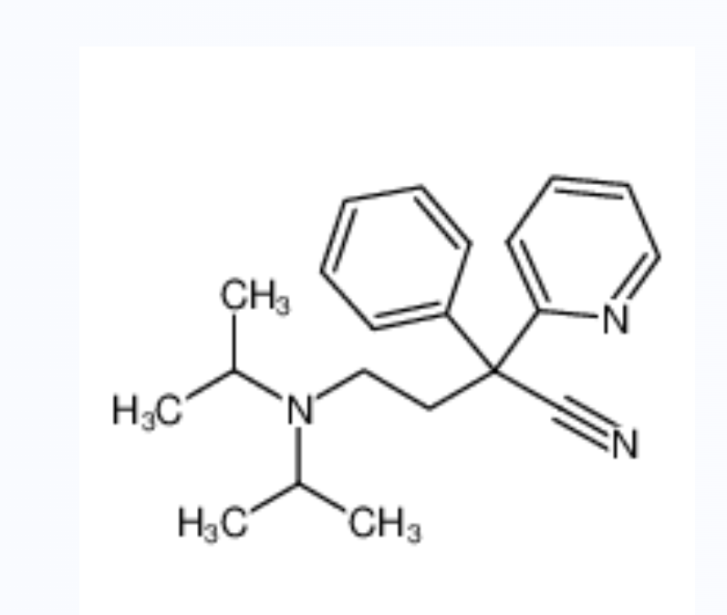 Alpha-[2-(双(1-甲基乙基)氨基)乙基]-Alpha-苯基-2-吡啶乙腈,4-[di(propan-2-yl)amino]-2-phenyl-2-pyridin-2-ylbutanenitrile