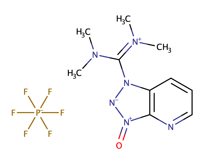 HATU,1-[(dimethylamino)(dimethyliminiumyl)methyl]-3-oxo-1H,2H,3H-3λ-[1,2,3]triazolo[5,4-b]pyridin-3-ylium-2-ide; hexafluoro-λ-phosphanuide