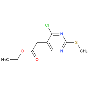 4-氯-2-甲基硫代-5-嘧啶乙酸乙酯