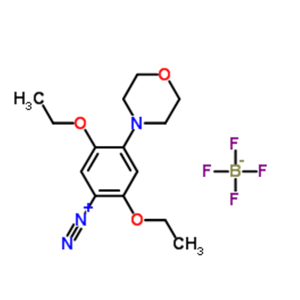 Benzenediazonium, 2,5-diethoxy-4-(4-morpholinyl)-, tetrafluoroborate(1-),Benzenediazonium, 2,5-diethoxy-4-(4-morpholinyl)-, tetrafluoroborate(1-)