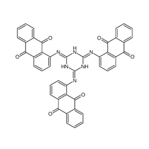1,1',1''-(1,3,5-triazine-2,4,6-triyltriimino)trisanthraquinone