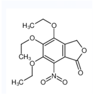 4,5,6-三乙氧基-7-硝基-1(3H)-异苯并呋喃酮,4,5,6-triethoxy-7-nitro-3H-2-benzofuran-1-one
