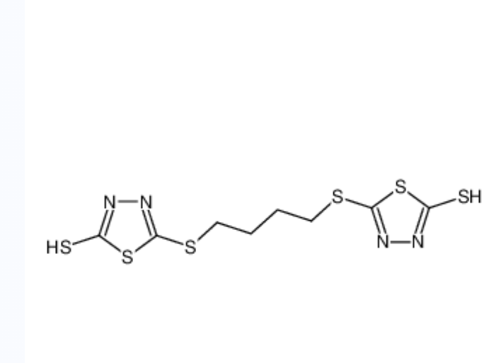 5,5'-(四亚甲基二硫代)二-1,3,4-噻二唑-2-硫醇,5-[4-[(2-sulfanylidene-3H-1,3,4-thiadiazol-5-yl)sulfanyl]butylsulfanyl]-3H-1,3,4-thiadiazole-2-thione