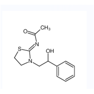 N-[3-(2-羟基-2-苯基乙基)-2-噻唑烷基亚基]乙酰胺