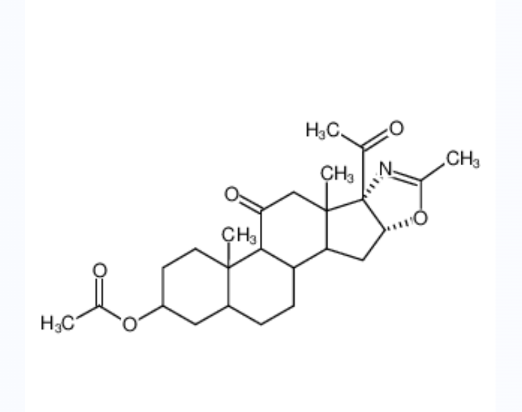 3β-acetoxy-2'-methyl-(5α,16β)-pregnano[17,16-d]oxazole-11,20-dione	3β-acetoxy-2'-methyl-(5α,16β)-pre,3β-acetoxy-2'-methyl-(5α,16β)-pregnano[17,16-d]oxazole-11,20-dione