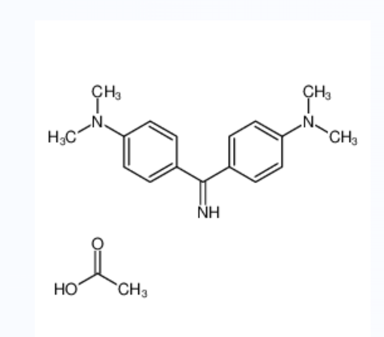 4,4'-亚氨甲酰二[N,N-二甲基苯胺]乙酸酯,acetic acid,4-[4-(dimethylamino)benzenecarboximidoyl]-N,N-dimethylaniline