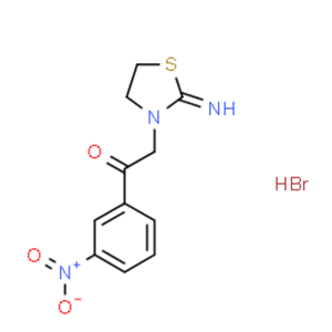 2-(2-iminothiazolidin-3-yl)-1-(3-nitrophenyl) monohydrobromide	
