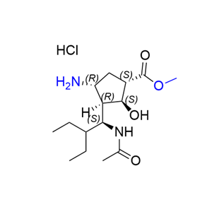 帕拉米韦杂质23,methyl (1S,2S,3R,4R)-3-((S)-1-acetamido-2-ethylbutyl)-4-amino-2- hydroxycyclopentane-1-carboxylate hydrochloride