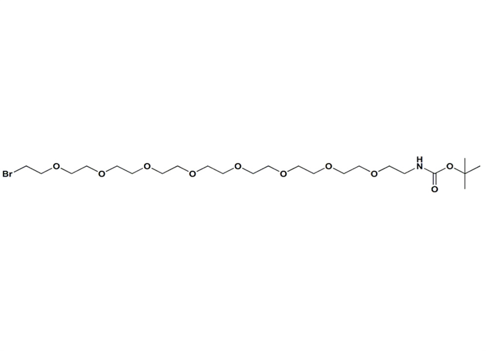 叔丁氧羰基-PEG8-溴,t-boc-N-amido-PEG8-bromide