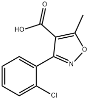 3-（2-氯苯基）-5-甲基-4-异噁唑酰氯,5-Methyl-3-(2'-chlorophenyl)-4-isoxazolecarboxylic acid