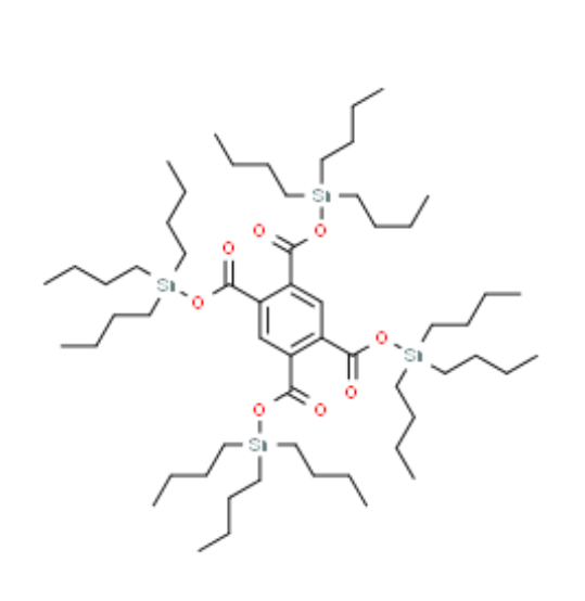 [benzene-1,2,4,5-tetrayltetrakis(carbonyloxy)]tetrakis[tributylstannane],[benzene-1,2,4,5-tetrayltetrakis(carbonyloxy)]tetrakis[tributylstannane]