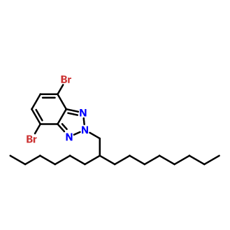 4,7-二溴-2-(2-己基癸基)-2H-苯并三唑,4,7-Dibromo-2-(2-hexyldecyl)-2H-benzotriazole