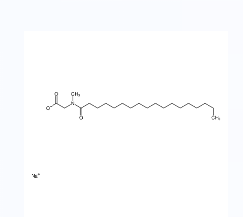 N-甲基-N-(1-氧代十八烷基)氨基乙酸钠