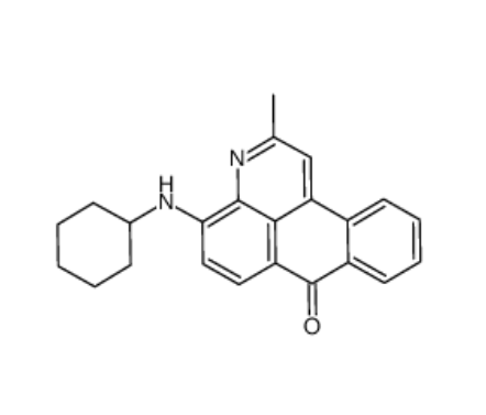 4-(Cyclohexylamino)-2-methyl-7H-dibenz(f,ij)isoquinolin-7-one