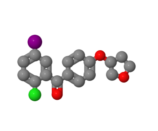 (2-氯-5-碘苯基)[4-[[(3R)-四氢-3-呋喃基]氧基]苯基]甲酮,(R)-(2-Chloro-5-iodophenyl)(4-(tetrahydrofuran-3-yloxy)phenyl)methanone