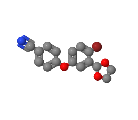 4-[4-溴-3-(1,3-二氧杂环戊烷-2-基)苯氧基]苯甲腈,4-(4-BroMo-3-(1,3-dioxolan-2-yl)phenoxy)benzonitrile