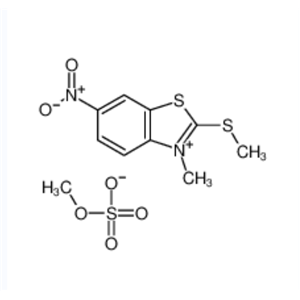 3-甲基-2-(甲硫基)-6-硝基苯并噻唑鎓硫酸甲酯盐