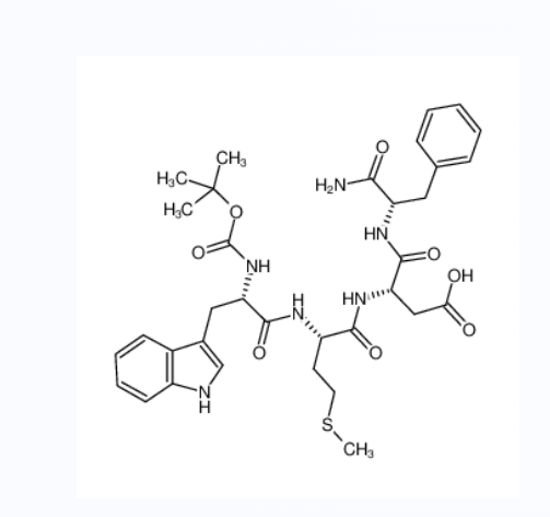 叔丁氧羰基-色氨酰-蛋氨酰-天冬氨酰-苯丙氨酰胺,BOC-TRP-MET-ASP-PHE-NH2