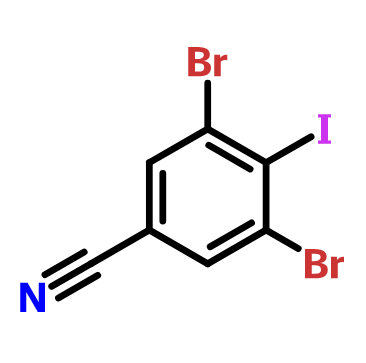 3,5-二溴-4-碘-苯腈,3,5-dibromo-4-iodo-Benzonitrile