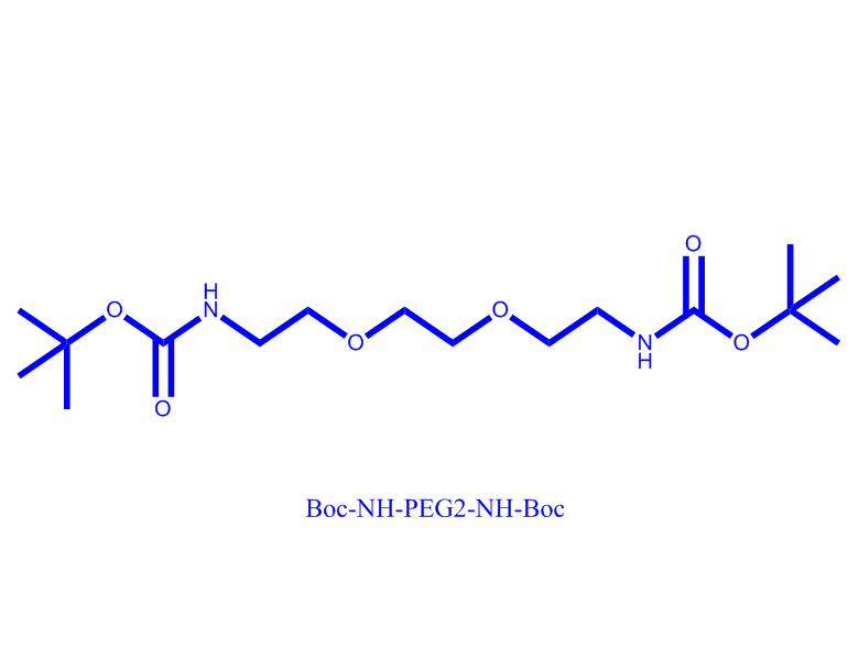 叔丁酯-NH-二聚乙二醇-NH-叔丁酯,Boc-NH-PEG2-NH-Boc