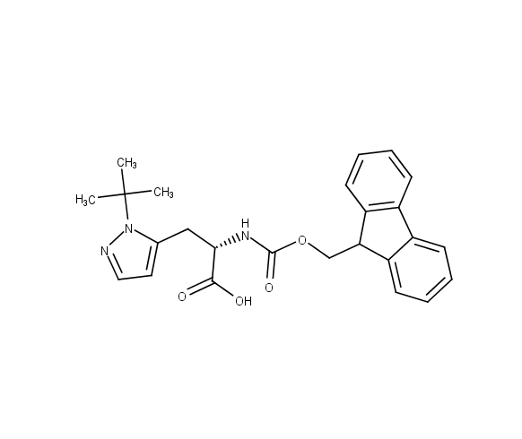 (2S)-N-Fmoc-3-(1-tert-butylpyrazol-4-yl)propanoic acid