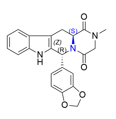 他达拉非杂质01,(6R,12aS)-6-(1,3-benzodioxol-5-yl)-2-methyl- 2,3,6,7,12,12a-hexahydropyrazino[1′,2′:1,6]pyrido[3,4- b]indole-1,4-dione