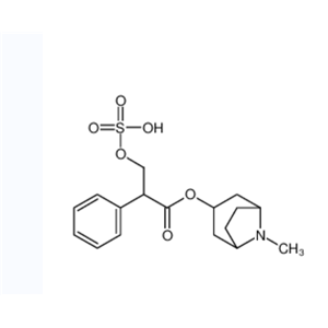 阿托品 O-(硫酸氢酯),(8-methyl-8-azabicyclo[3.2.1]octan-3-yl) 2-phenyl-3-sulfooxypropanoate