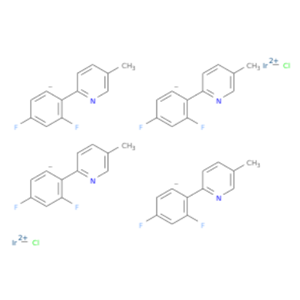 二-Μ-氯噻吩[3,5-二氟-2-(5-甲基-2-吡啶基-ΚN)苯基-ΚC]二铱