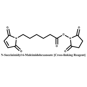 6-(马来酰亚胺基)己酸琥珀酰亚胺酯,6-MaleimidohexanoicacidN-hydroxysuccinimideester