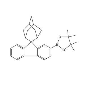 2-硼酸频哪醇酯-2-螺[9H-芴-9,2′-金刚烷],4,4,5,5-Tetramethyl-2-spiro[9H-fluorene-9,2′-tricyclo[3.3.1.13,7]decan]-2-yl-1,3,2-dioxaborolane