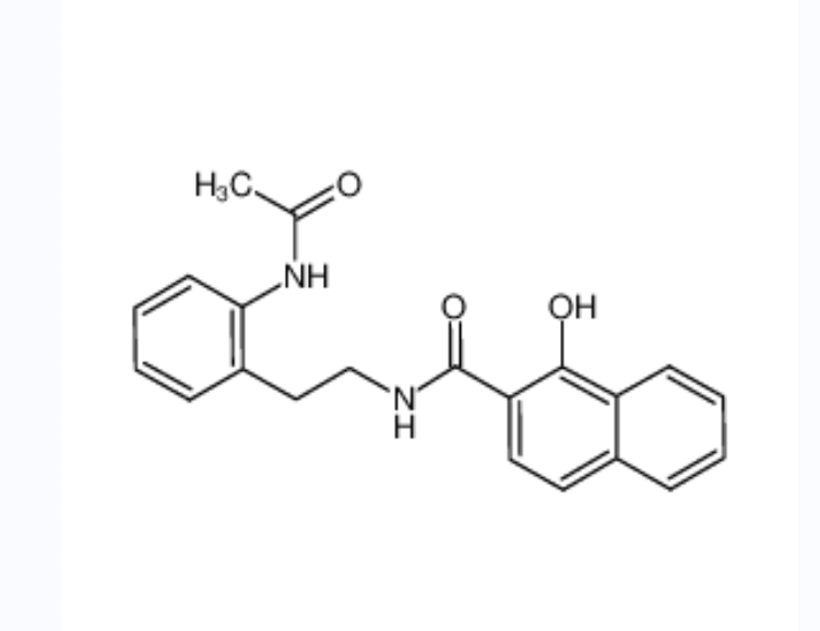 N-(2-乙酰氨基苯乙基)-1-羟基-2-萘酰胺,N-[2-(2-acetamidophenyl)ethyl]-1-hydroxynaphthalene-2-carboxamide