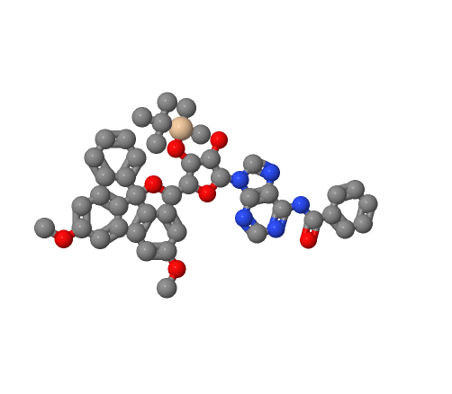 4'-DMTBS-5'-O-(4,4'-二甲氧基三苯甲基)- N6-苯甲酰基腺苷,N6-benzoyl-3'-O-t-butyldiMethylsilyl-5'-O-(4,4'-diMethoxytrityl)-adenosine