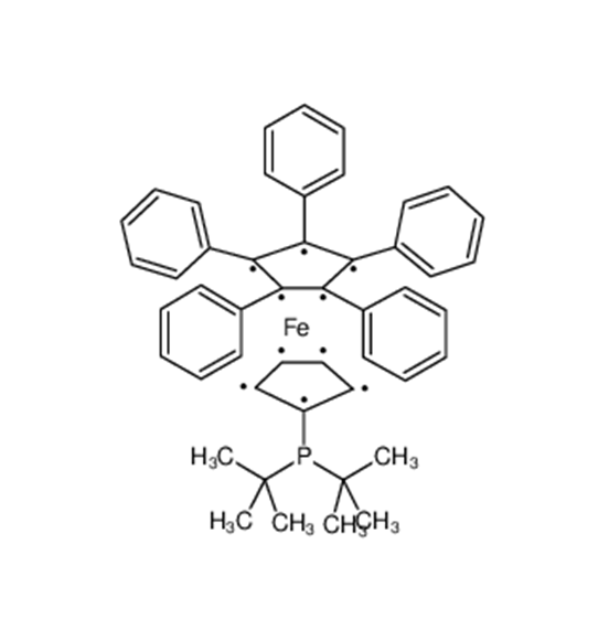 1,2,3,4,5-戊苯基-1'-(二叔丁基磷基)二茂铁,1,2,3,4,5-PENTAPHENYL-1'-(DI-TERT-BUTYLPHOSPHINO)FERROCENE