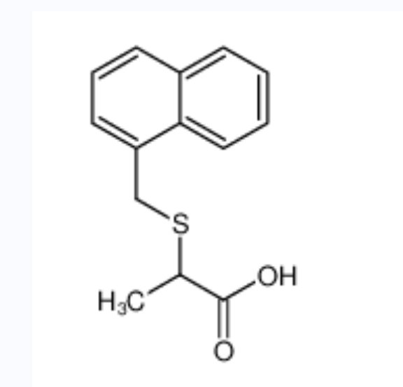 2-(1-萘基甲基硫代)丙酸,2-(naphthalen-1-ylmethylsulfanyl)propanoic acid