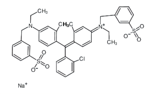 酸性綠 22,Hydrogen [4-[(2-chlorophenyl)[4-[ethyl(3-sulphonatobenzyl)amino]-o-tolyl]methylene]-3-methylcyclohexa-2,5-dien-1-ylidene](ethyl)(3-sulphonatobenzyl)ammonium, sodium salt