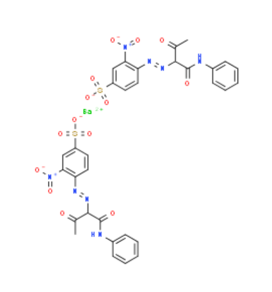 barium bis[3-nitro-4-[[1-(phenylcarbamoyl)acetonyl]azo]benzenesulphonate],barium bis[3-nitro-4-[[1-(phenylcarbamoyl)acetonyl]azo]benzenesulphonate]