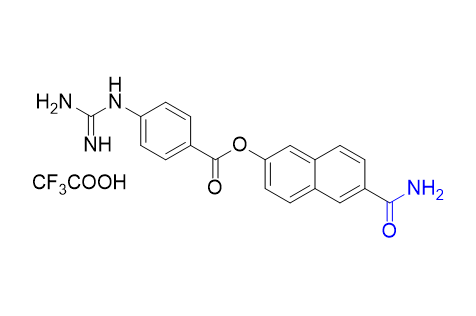 萘莫司他雜質(zhì)06,6-carbamoylnaphthalen-2-yl 4-guanidinobenzoate 2,2,2-trifluoroacetate