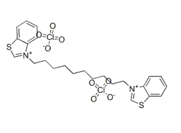 Benzothiazolium, 3,3'-(1,10-decanediyl)bis-, diperchlorate,Benzothiazolium, 3,3'-(1,10-decanediyl)bis-, diperchlorate